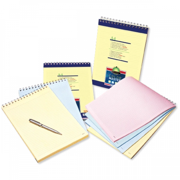 Gıpta Bloknot Color Master Spiralli Renkli Çizgili 100 Yp A5 1374