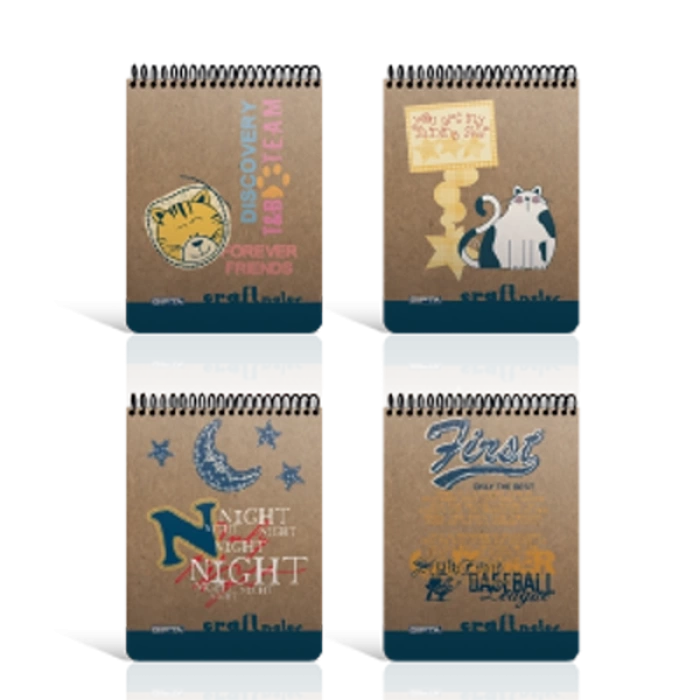 Gıpta Bloknot Craft Spiralli Sert Kapak Çizgili 100 YP A4 1783