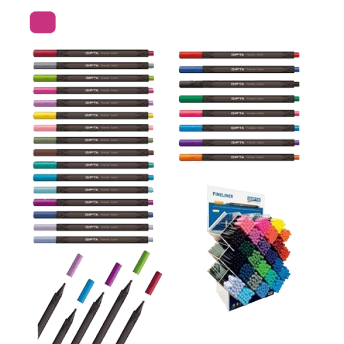 Gıpta Fineliner 0.4 MM Üçgen Pembe K600026