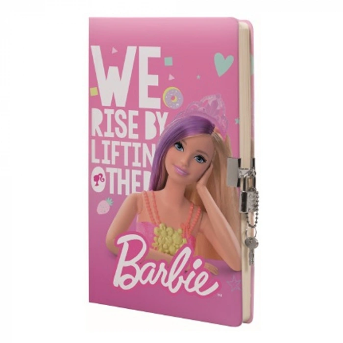 Gıpta Hatıra Defteri Barbie Kilitli İp.dkş.sert Kapak 14x20 96 Yp