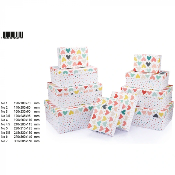 Gıpta Hediye Kutusu Alegre Dikdörtgen 10 Lu Bx67710