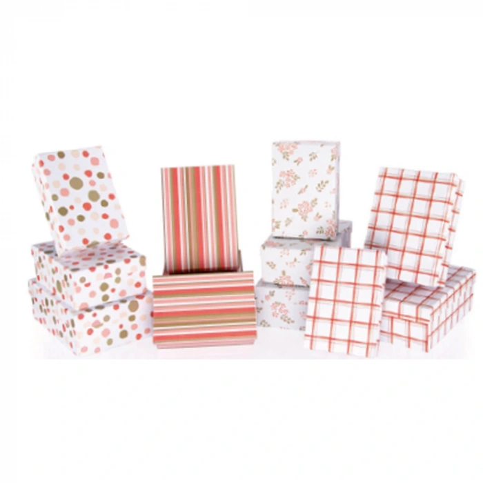 Gıpta Hediye Kutusu Pinky Dikdörtgen 3 Lü