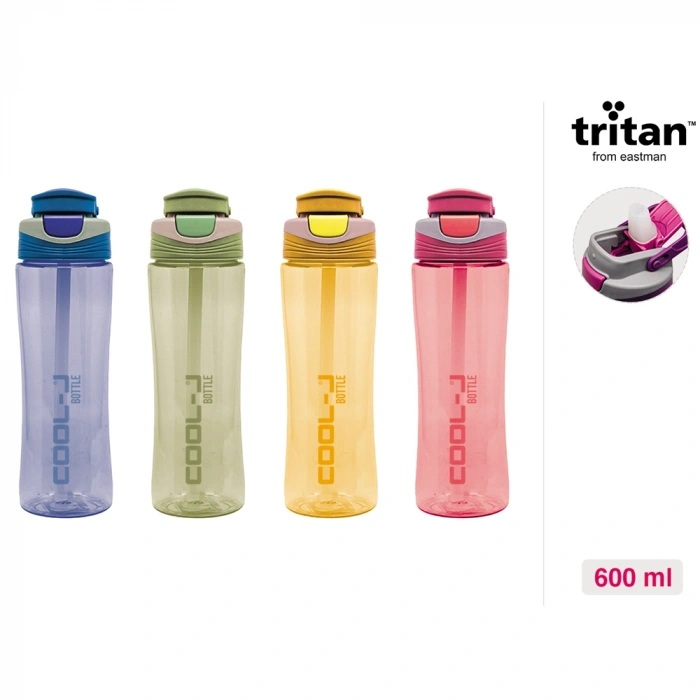 Gıpta Matara Pipetli 600 Ml Trıtan 4 Renk Mıx K758200