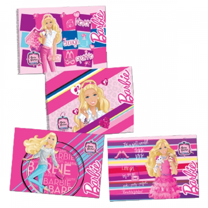 Gıpta Resim Defteri Spiralli 15 Yp 35x50 Barbie 5453
