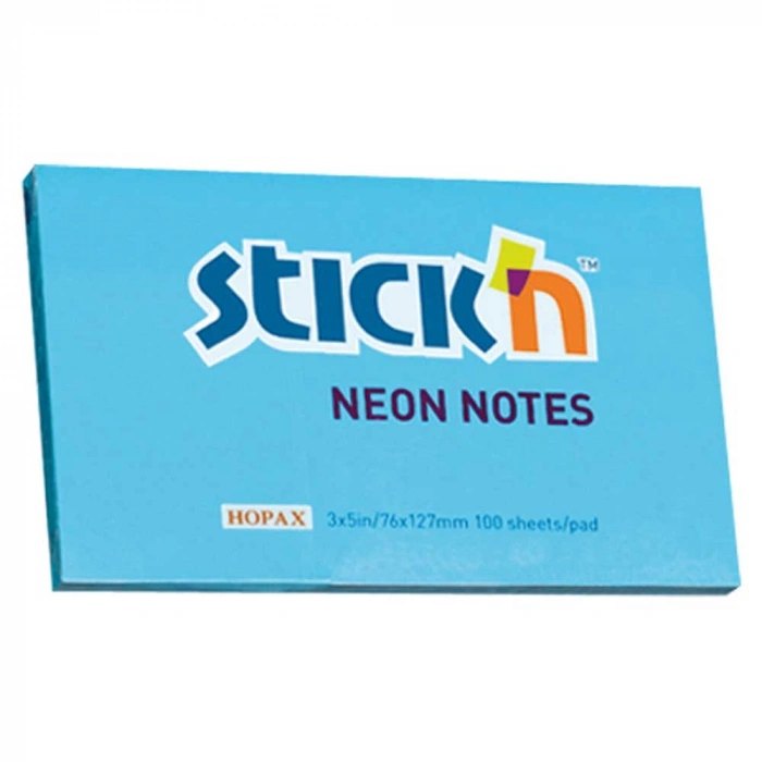 Gıpta Stıckn Not Kağ. Neon Mavi 76x127 Mm 100 Y