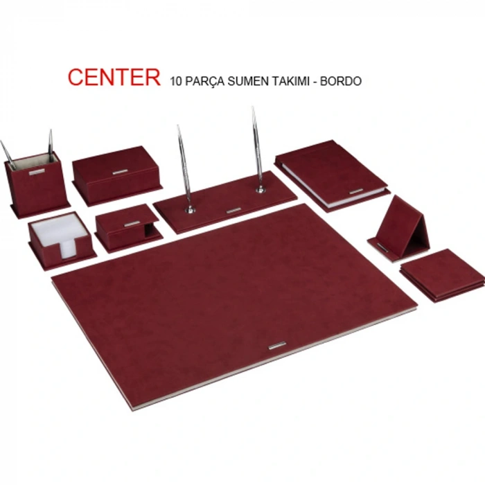 Gıpta Sümen Takımı 10 Parça Center Bordo 7140