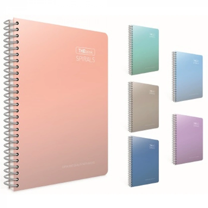 Gıpta Thebook Spırals Spiralli Sert Kapak Defter 17x24 140 Yp Çizgili 5518