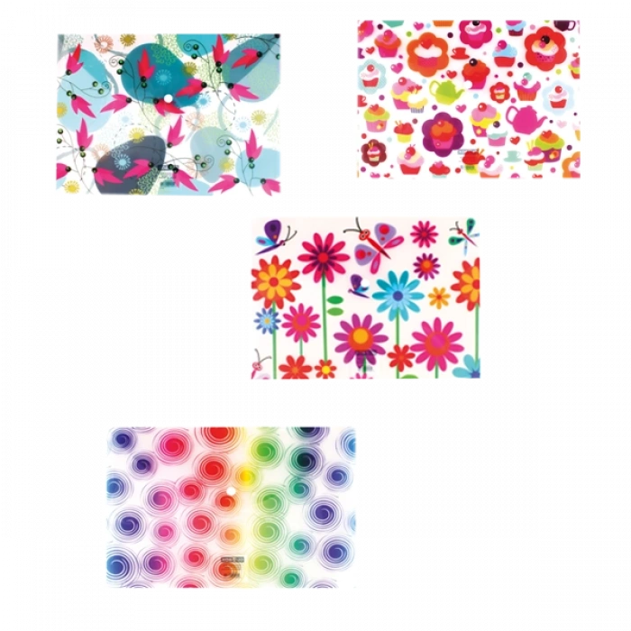 Globox Çıtçıtlı Dosya Cd Bölmeli 6671