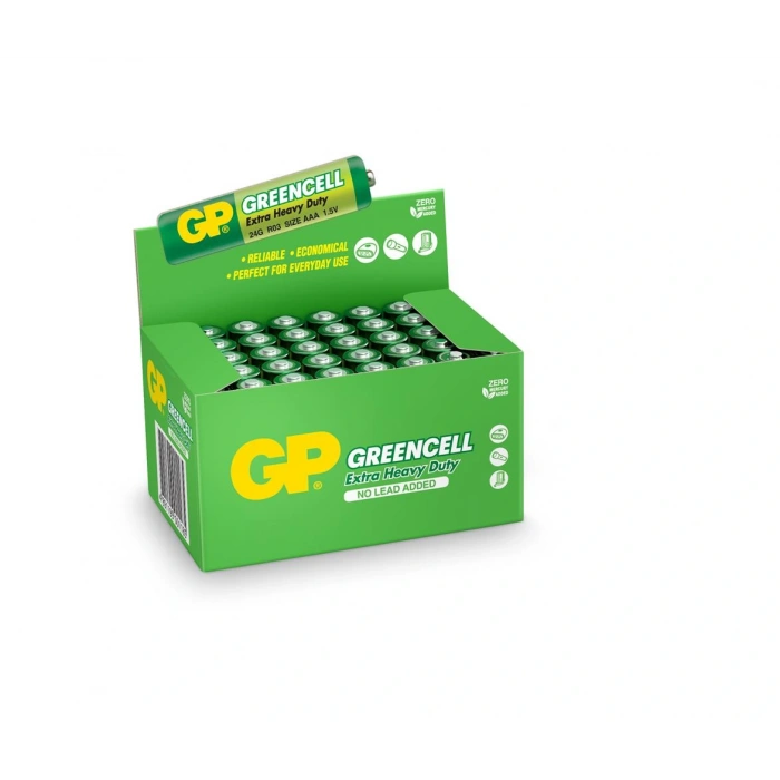 Gp Greencell R03 Aaa Boy Çinko İnce Kalem Pil 40lı Paket Gp24g-2s2