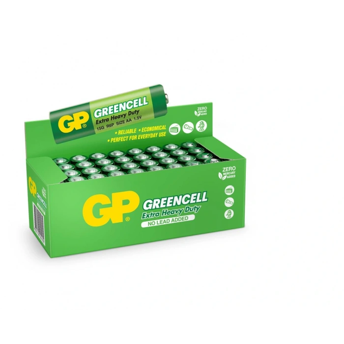 Gp Greencell R6 Aa Boy Çinko Kalem Pil 40lı Paket Gp15g-2s4