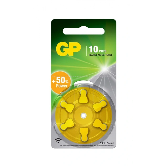 Gp Za10 1.4v Düğme Kulaklık Pili  6lı Paket