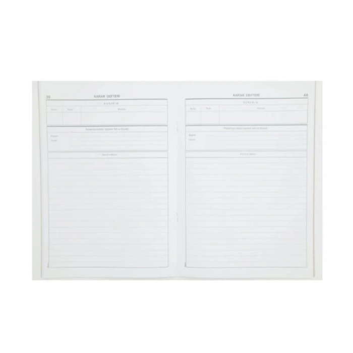 Gülpaş Karar Defteri Plastik Kapak 40 Yp 116