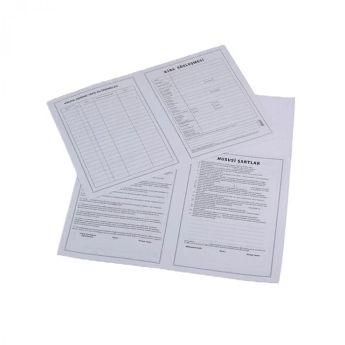 Gülpaş Kira Kontratı 100 Lü 21x30 205