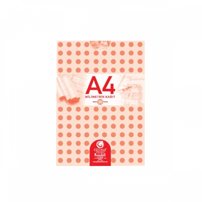 Gülpaş Teknik Resim Defteri Bloknot A4 30 Yp 144