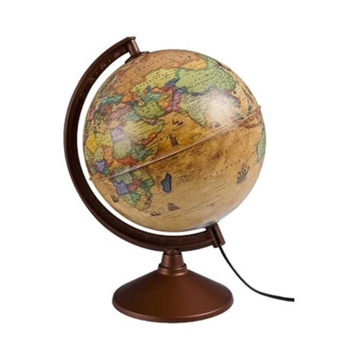 Gürbüz 20 cm Antik Işıklı Küre