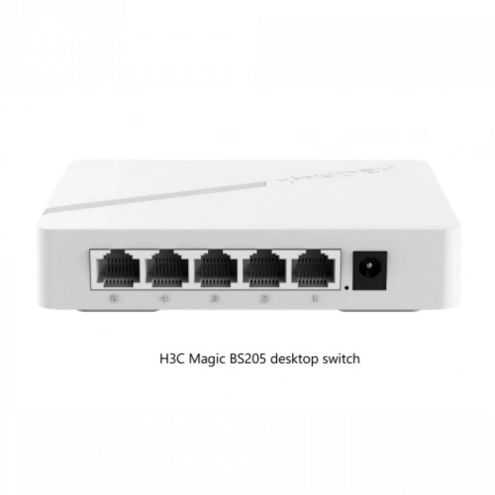 H3c Magic Bs205, 5 Port, Gigabit, Yönetilemez, Masaüstü Switch