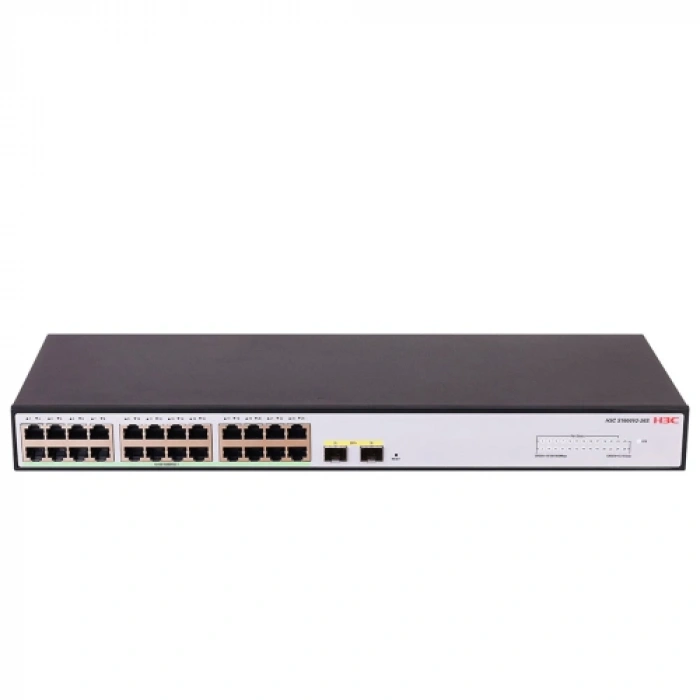 H3c S1600v2-26s , 24 Port, Gigabit, Poe 370w, L2, 2 Port Gigabit Sfp, Web Yönetilebilir, Masaüstü Switch