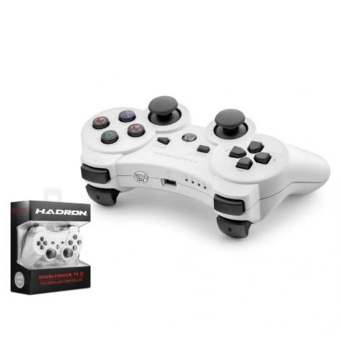 Hadron Hd325b Ps3 Uyumlu Kablosuz Bluetooth Gamepad Oyun Kolu Doubleshock Iıı - Beyaz
