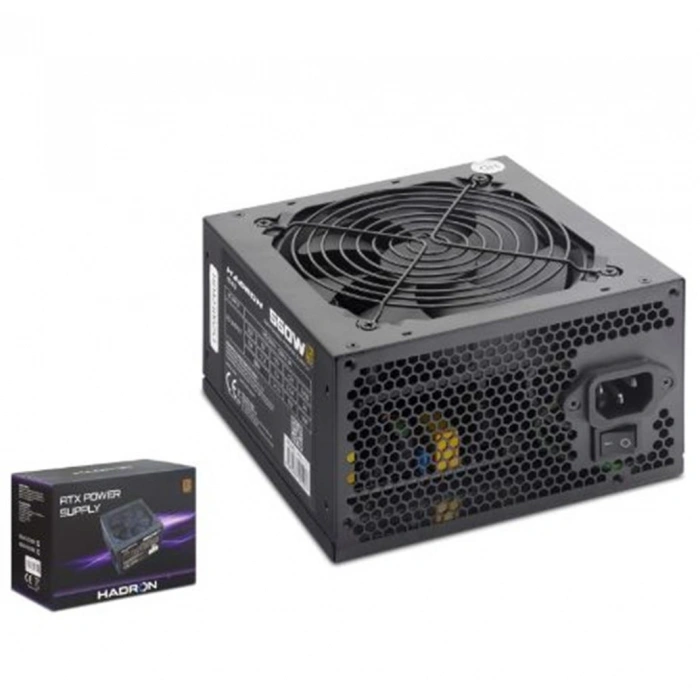 Hadron Hd423 Pc Power Supply Güç Kaynağı 550w 12 Cm Fan Atx 80 Plus Siyah