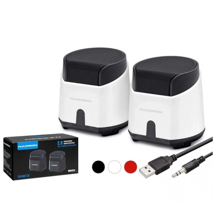 Hadron Hd6024w Speaker Pc Beyaz 8.5-9-9 Cm
