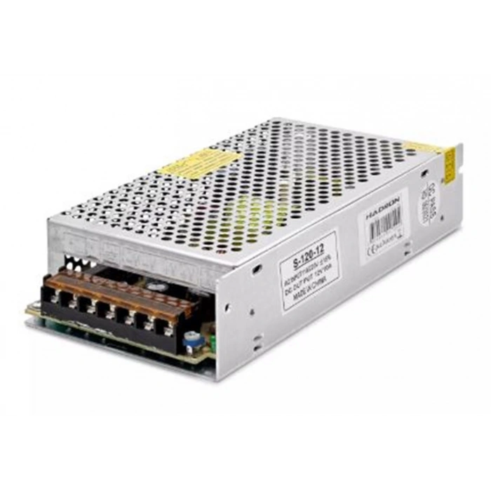 Hadron Hd8203 Metal Adaptör 12v 10a 20-10-4cm Gümüş