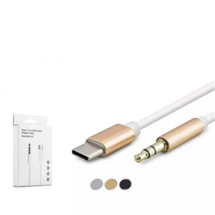 Hadron Hdx1007 Type-c To 3.5mm Kablo 1m Beyaz