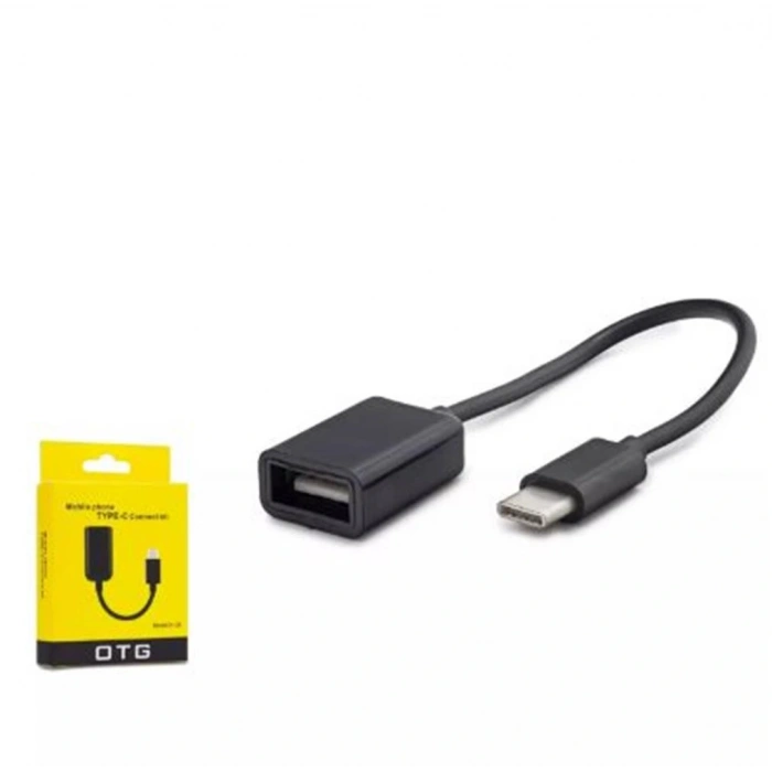 Hadron Hdx1015 Type-C To Usb F Kablo Siyah