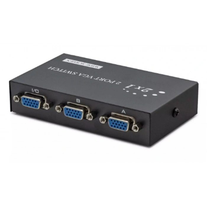 Hadron Hdx1280 2 Port Vga Switch 54mhz 2giriş 1çıkış Butonlu Geçiş