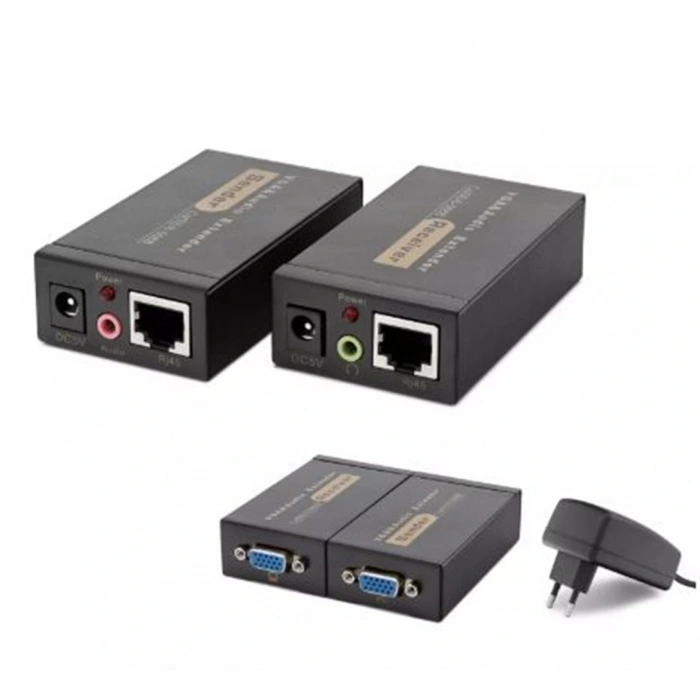 Hadron Hdx1318 100m Vga + Audio Extender 1920×1440 @ 60hz  Siyah