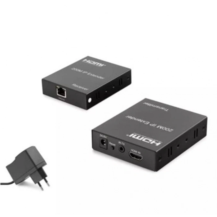 Hadron Hdx1349   200m  Hdmi Extender 480p - 720p - 1080p  Ip Siyah