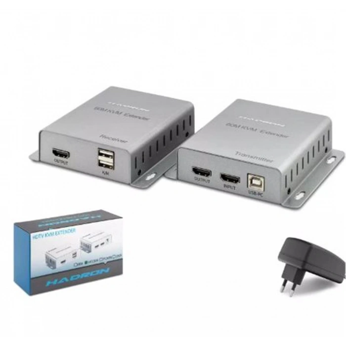 Hadron Hdx1355 Hdmi Kvm Extender 1080p 60m Silver