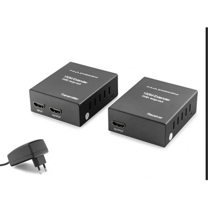 Hadron Hdx1369 150m Hdmi Extender Loop Out 1080p  Siyah