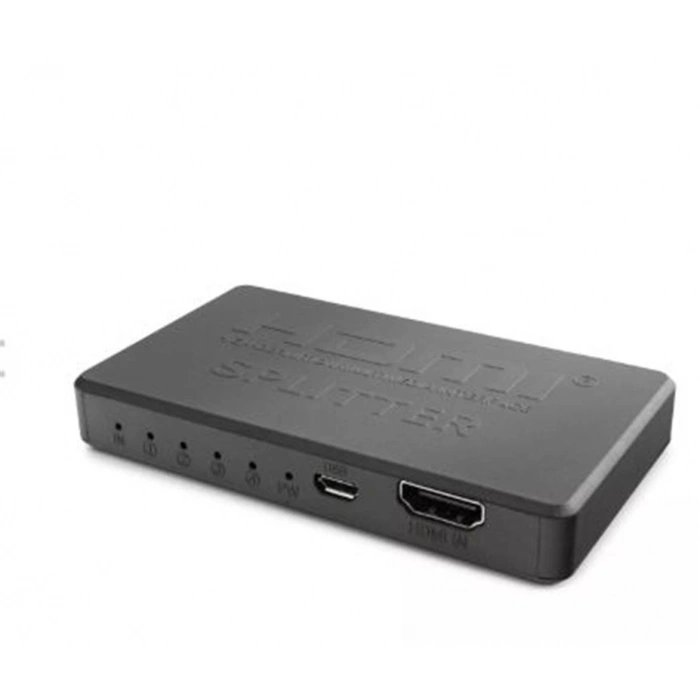 Hadron Hdx1372 Hdmi Splitter 4port 4k-20 With Usb Power Cable