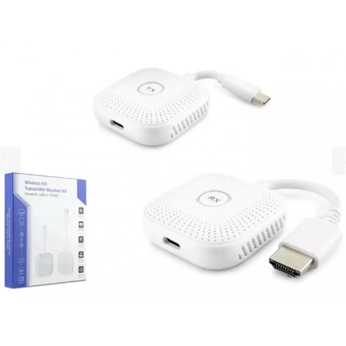 Hadron Hdx1385 50mt Type-c Tx - Hdmi Rx Extender Kablosuz 1080p (tv-tablet-projektör)