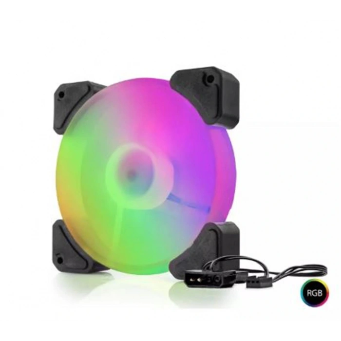Hadron Hdx1518 12cm Kasa Fanı Performans 4pin Rgb Siyah