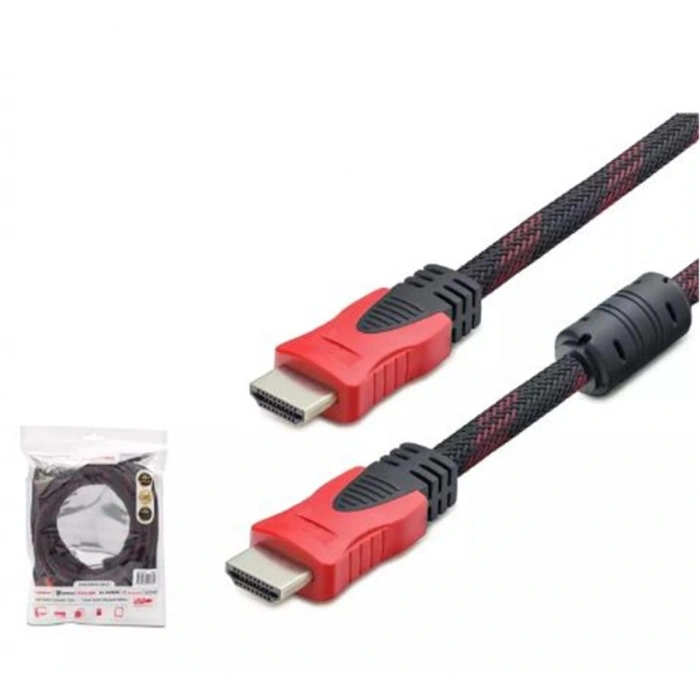 Hadron Hdx2011 20m   Hdmi Kablo Örgülü Siyah
