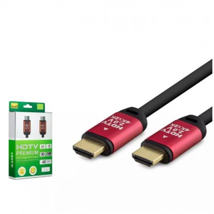 Hadron Hdx2038 Hdmı Kablo Pvc 4k Od8.0 3m Siyah