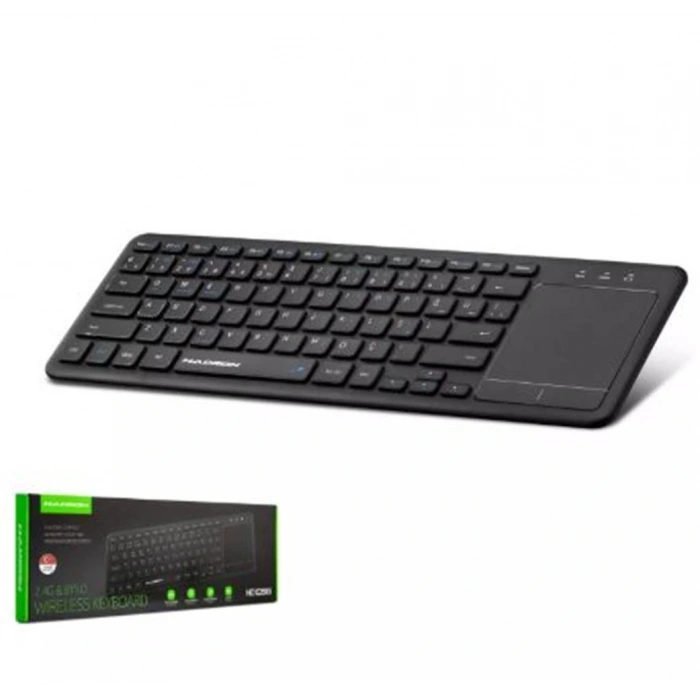 HADRON HDX2505 BLUETOOTH + WIRELESS KLAVYE + TOUCH PAD Q SİYAH