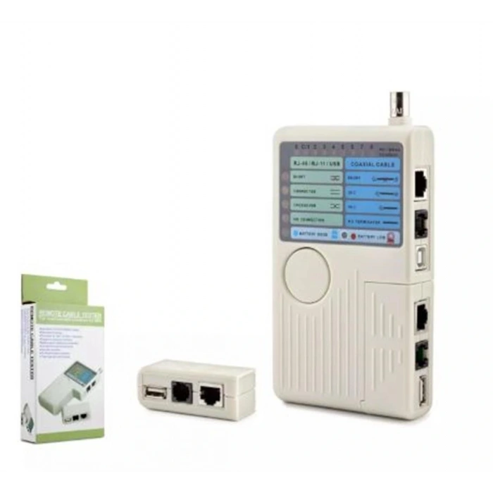 Hadron Hdx6505 Kablo Test Cihazı Rj11 + Rj45 + Bnc + Usb