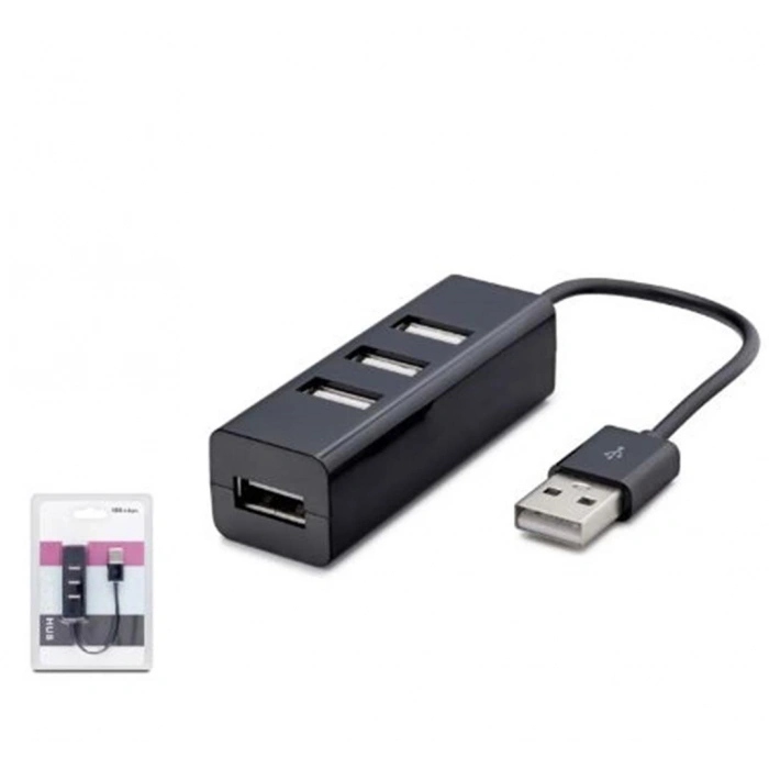Hadron Hdx7014 Usb Hub 4 Port 480 Mbps Siyah