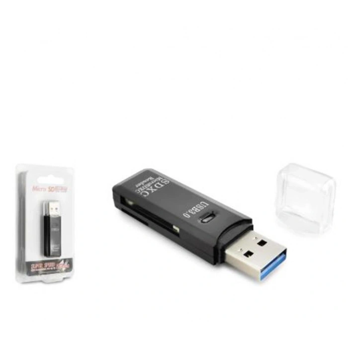Hadron Hdx7030 Usb 3.0 Kart Okuyucu Sd Microsd 5 Gbps Siyah