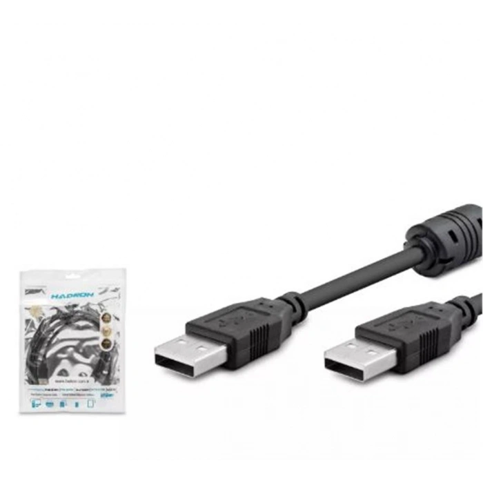Hadron Hdx7532 Usb To Usb Kablo 1.5m Siyah