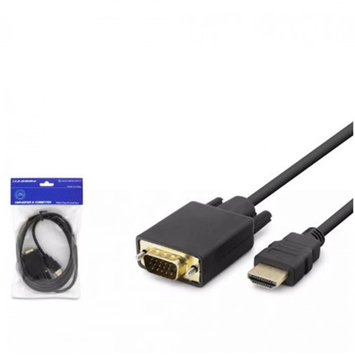 Hadron Hdx7795 Hdmı To Vga Kablo Pvc 120hz 1080p 1.8mt Siyah