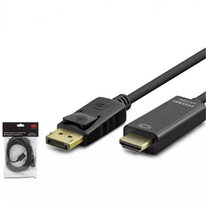 Hadron Hdx7797 Dısplay (m) To Hdmı (m) Kablo 4k 30hz 3m Siyah