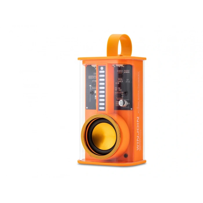 Hadron  K07pro Turuncu Bluetooth Speaker 5w 102-61-47mm