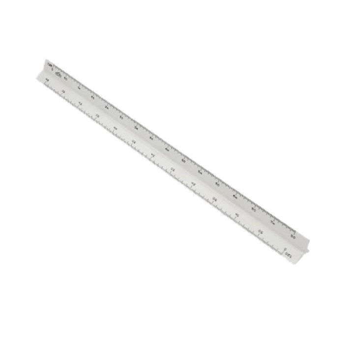 Hatas Mikyas Cetvel Plastik 1/20-25-50-75-100-125 0270