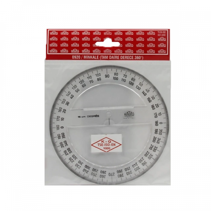 Hatas Minkale Plastik 360 Derece 15 Cm 0920