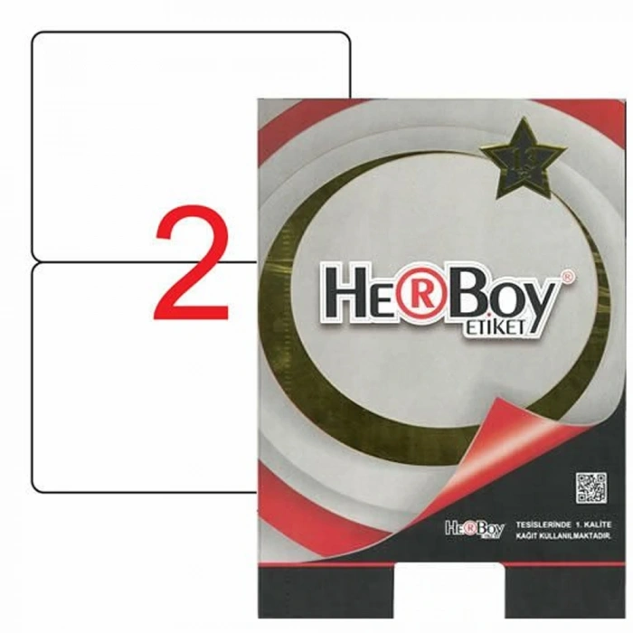 Herboy Laser Etiket 100 Yp 199.6x143.5 Laser-copy-ınkjet Hb-1002