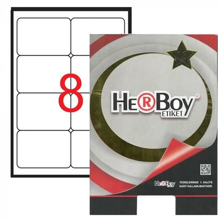Herboy Laser Etiket 100 Yp 99.1x67.7 Laser-copy-ınkjet Hb-1008