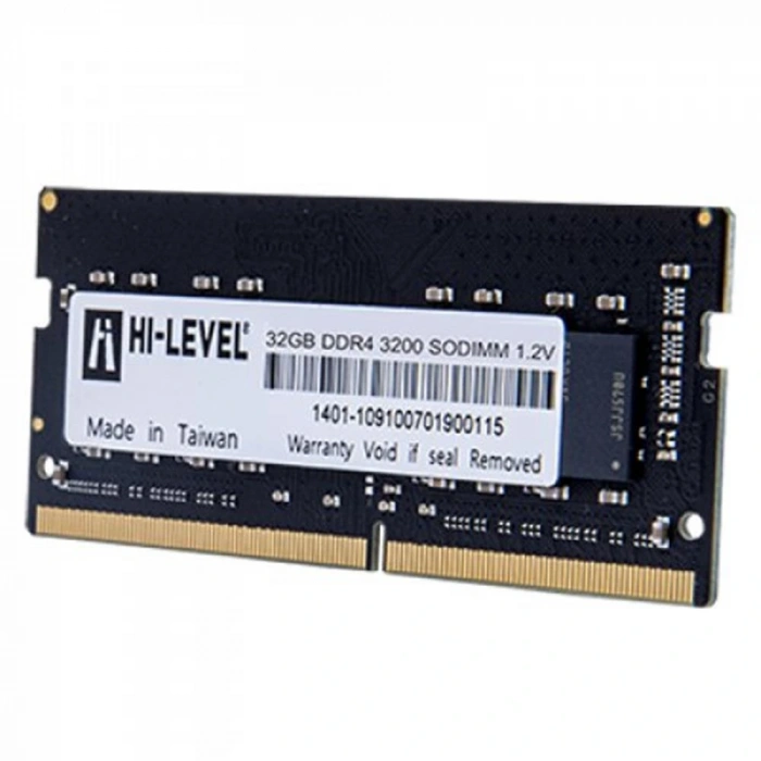 Hi-level Hlv-sopc25600d4-32g 32gb (1x32gb) Ddr4 3200mhz Cl22 Notebook Ram (bellek)